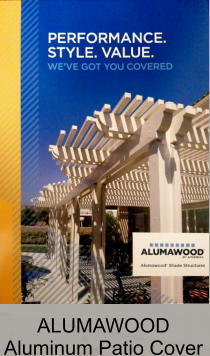 ALUMAWOOD Aluminum Patio Cover