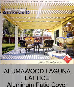 ALUMAWOOD LAGUNA LATTICE Aluminum Patio Cover